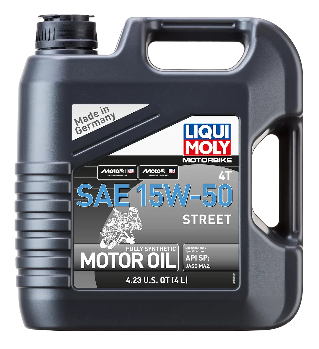 20060 – LIQUI MOLY Oil, SAE 15W-50 Synthetic 4 Liter Jug Single